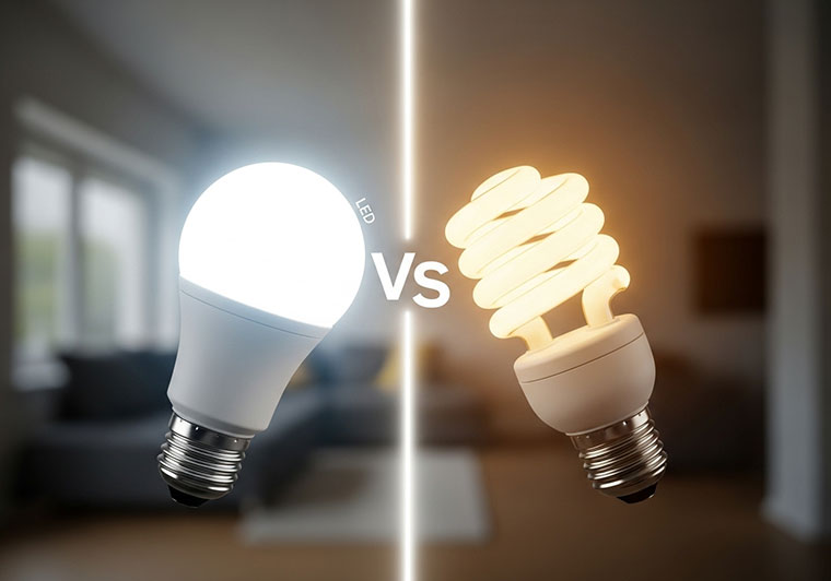 Iluminación LED vs. CFL: ¿cuál te conviene más realmente? Iluminación LED vs. CFL